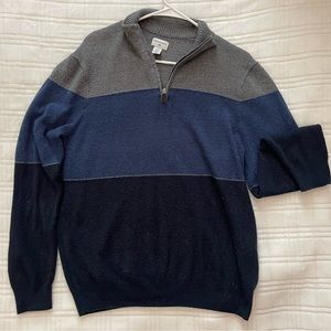 Quarter zip pullover jacket
